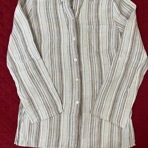 Striped Button Down Shirt